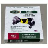 Weaver Classic Detachable Extension Rings 1' M, black