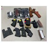 Assortment of grips, Hogue, Pachmayr, etc.