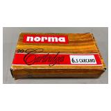 Norma 6.5 Carcano, 156 grain, soft point, 20 rounds