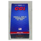 1000 CCI small rifle primers No. 400