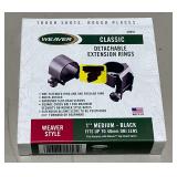 Weaver Classic Detachable Extension Rings 1' M, black