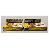 Weatherby 7mm Magnum ammunition, 27 rounds, 9 empty brass