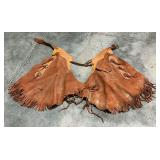 Leather chaps, size M