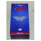1000 CCI small rifle primers No. 400