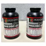 2 Hodgdon H4831SC rifle powder, 1 lb. bottles