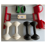 Barbells 3.3 lb  10lb   Spring Pulling Device  Wrist Weights