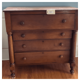 Antique Wooden Chest  43"X22"X43"