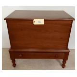 Very Nice Cherry Sugar Bin With Drawer   32"X20"X30"