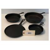 Cast Iron Skillets  (4)