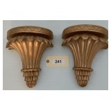 Pair Of Gold Sconces