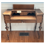 Antique Wooden Desk  40"X21"X34"