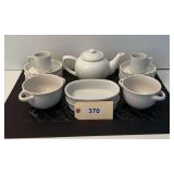 White Dinnerware Accessories  Tea Pot  Mugs