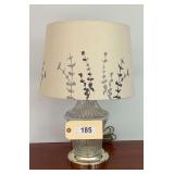 Glass Table Lamp  20"