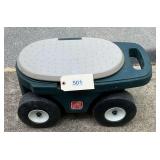Garden Caddy On Wheels