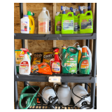 Outdoor Supplies   House Wash  Weed Killers  Slug Killers  3 Sprayers  Plastic Spreader (Excluding Shelving)