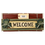 Irish Welcome Sign 19"X5"