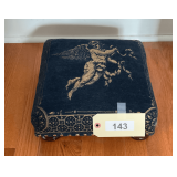 Small Upholstered Foot Stool   12"X12