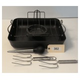 Calphalon Roaster & Utensils