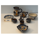 Mexican Pottery Pieces  (9)