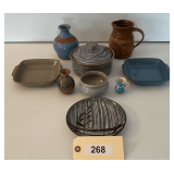 Nine Piece Stoneware Accessories
