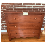 Very Nice 3 Drawer Cherry Chest   41"X20"X36"
