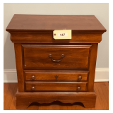 Two Drawer Wooden Accent Table 26"X16"X26"