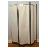 Three Piece Cloth Screen/Room Divider    Some Minor Soiling