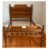 Antique 3/4 Wooden Rope Bed With Special Made Mattress Set  Buyer May Take Mattress