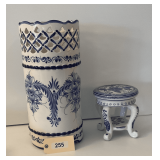 Ceramic Umbrella Stand & Plant Stand