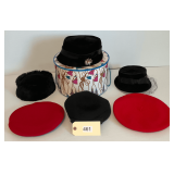 Ladies Berets, Pill Box Hats & More (6 Pieces)