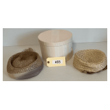 Two Ladies Straw Hats
