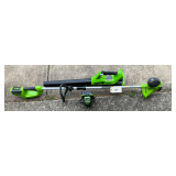 Greenworks 40V Blower  GMAX Trimmer  Battery Charger