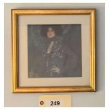 Framed Print Of Emile Floge Austrian Designer & Model