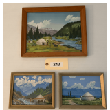 Framed & Matted Prints Of Mountain Artwork