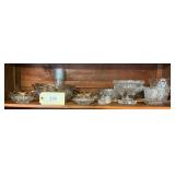 Cut Crystal & Glass Holloware Includes Fostoria Trifle Bowl 19 Pieces