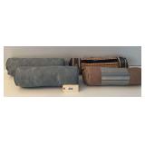 Four Cylindrical Accent Pillows