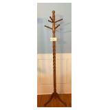 Wooden Hall Tree 72"