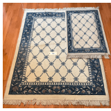 Two Matching Area Rugs  44"X24"   68"X49"