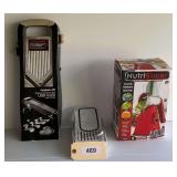 NutriSlicer  Calphalon Mandeline Slicer   Cube Slicer For Fruits & Vegetables