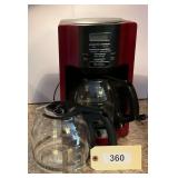 Mr, Coffee 12 Cup Coffee Maker & Extra Carafe