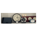 Amazon echo, 2 Clock/Barometer/Thermometers, 2 Quartz Clocks & More