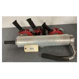 Packaging Equipment Lot Including Stretch Wrap Dispenser and Tape Guns