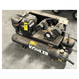 Gas powered air compressor