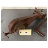 Cast Iron Hand Crank Beader Roll Former Tool