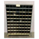Metal Industrial Parts Storage Bin Cabinet with Multiple Compartments