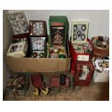 Assorted Christmas Decor and Ornament Lot