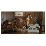 Assorted Equestrian Figurine Collection