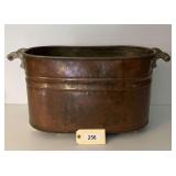 Large Copper Planter Vessel with Handles