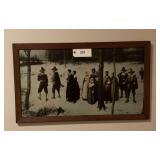 Framed Print of Pilgrims Going to Church by George Henry Boughton
