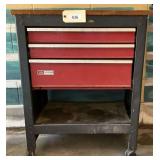 Sears Craftsman Rolling Tool Cart with Three Drawers and Work Surface